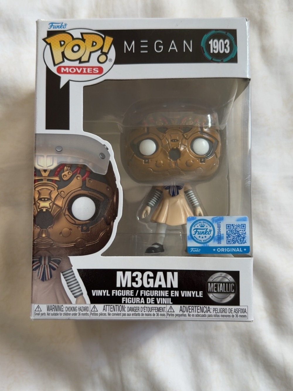 Funko Pop! Movies M3GAN #1903 Metallic Funko Exclusive